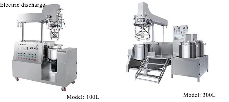 100L homogenizer vacuum emulsifying mixer 100L homogenizer vacuum emulsifying mixer