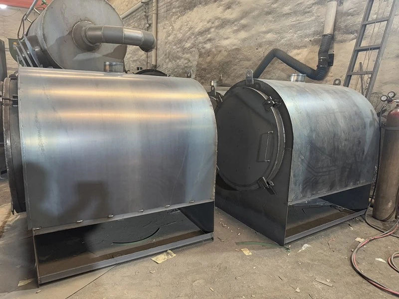 Smokeless multifunctional horizontal carbonization furnace Smokeless multifunctional horizontal carbonization furnace