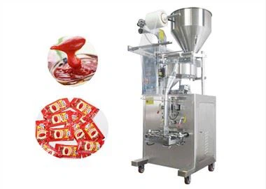 Mașină de ambalat cu pungă de ketchup de roșii